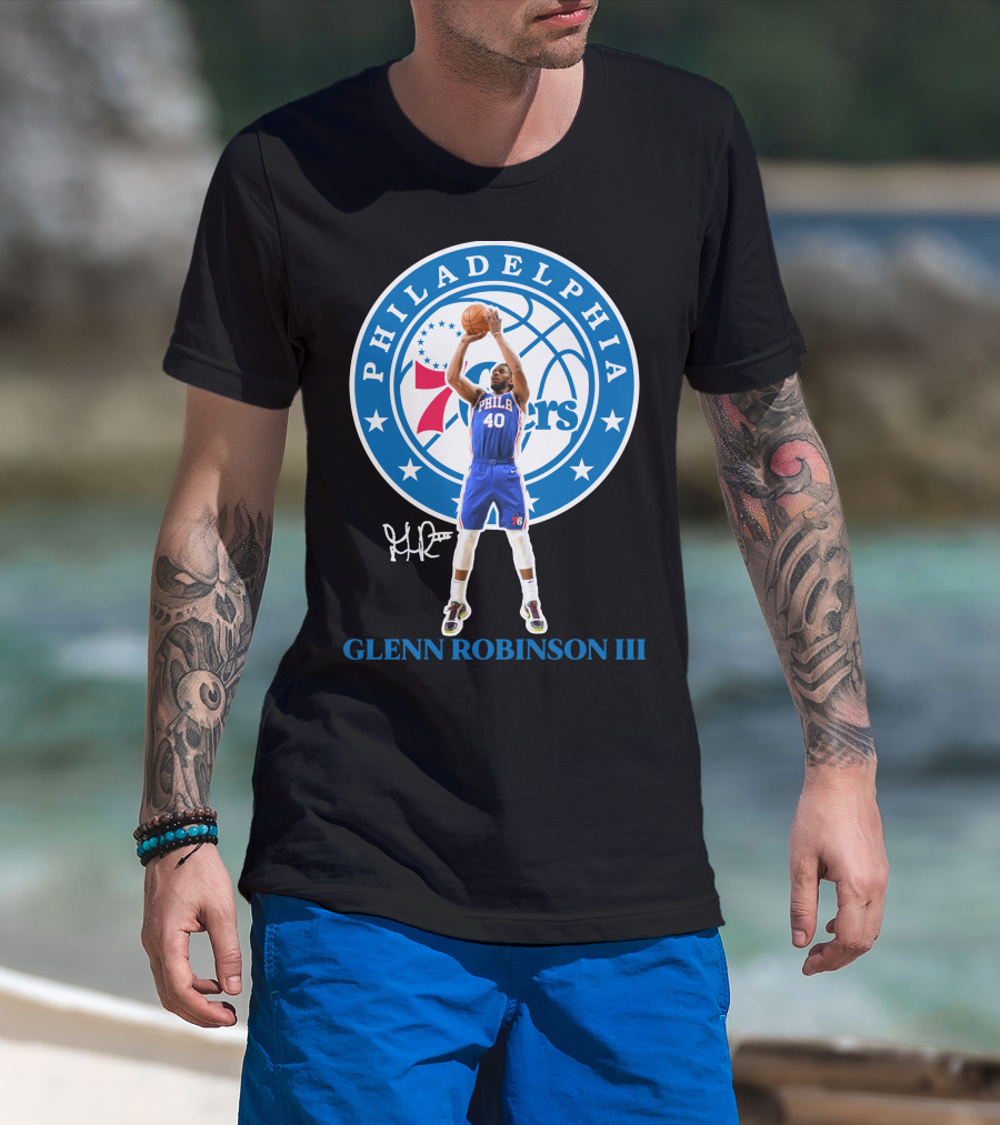 Philadelphia 76ers Glenn Robinson Iii T-Shirt