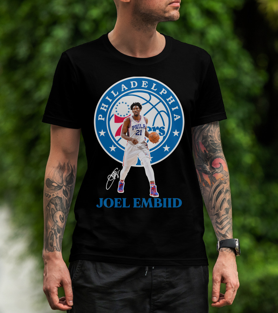 Philadelphia 76ers Joel Embiid T-Shirt