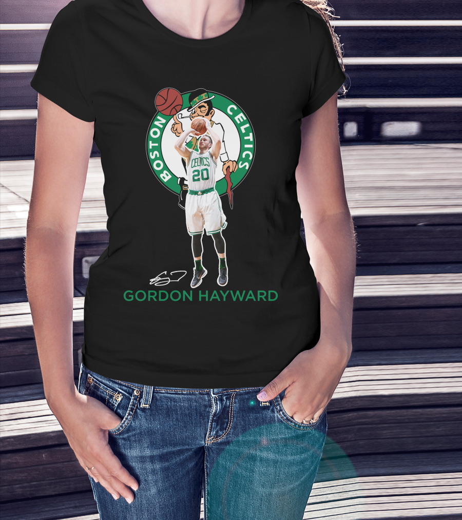 Boston Celtics Bc01 Gordon Hayward T-Shirt