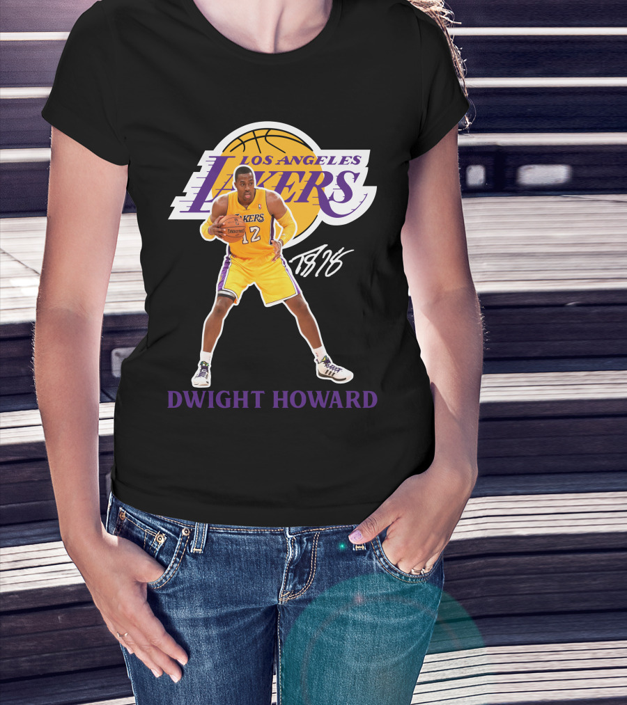 Los Angeles Lakers Dwight Howard 12 Basketball La05 T-Shirt