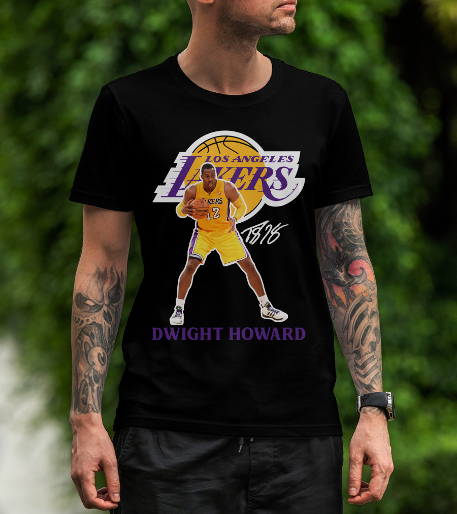 Los Angeles Lakers Dwight Howard 12 Basketball La05 T-Shirt