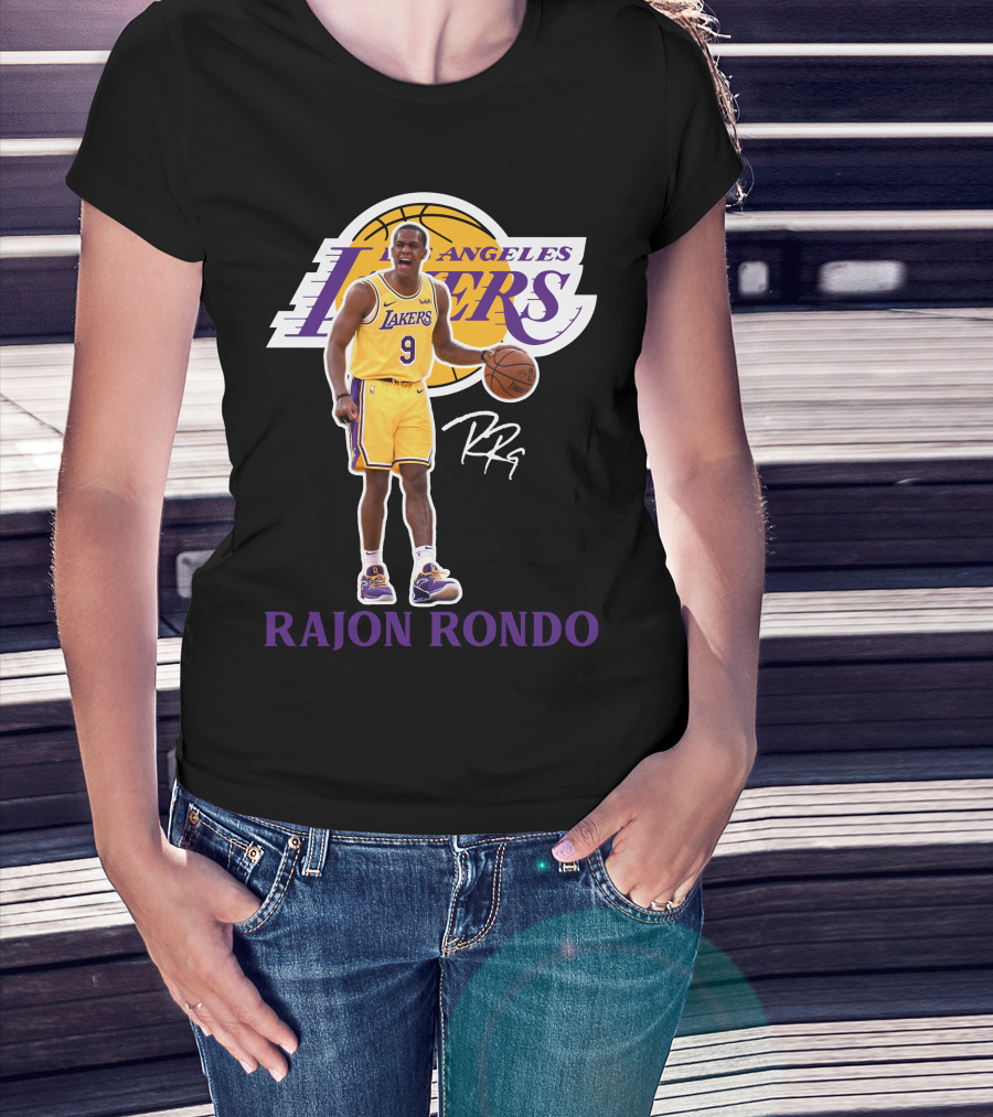 Los Angeles Lakers Rajon Rondo La04 T-Shirt