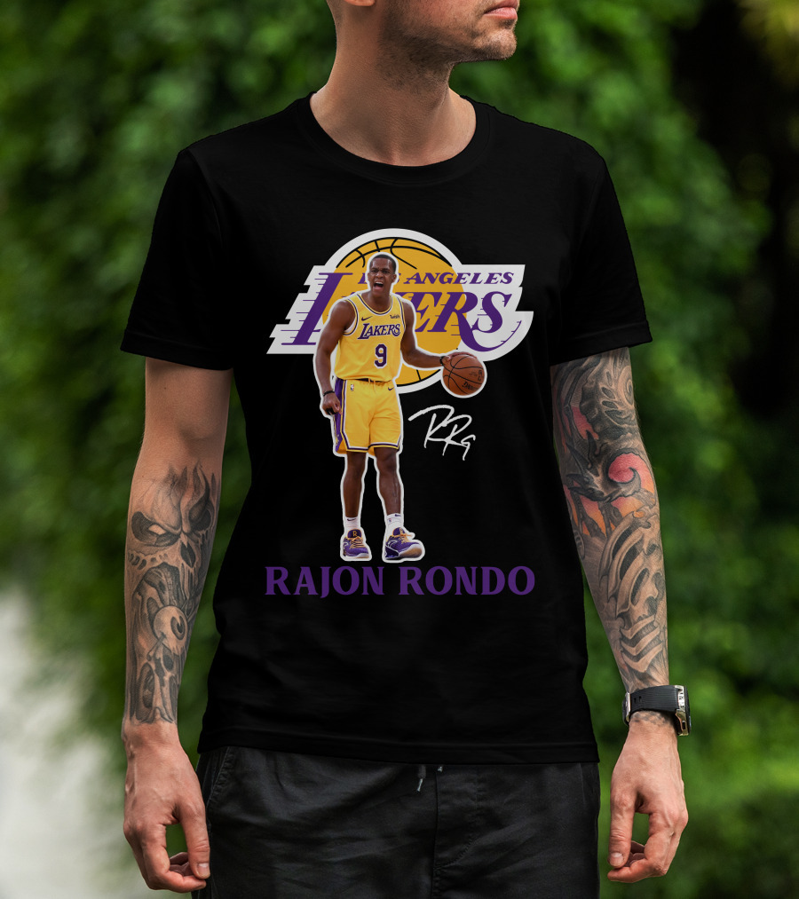 Los Angeles Lakers Rajon Rondo La04 T-Shirt