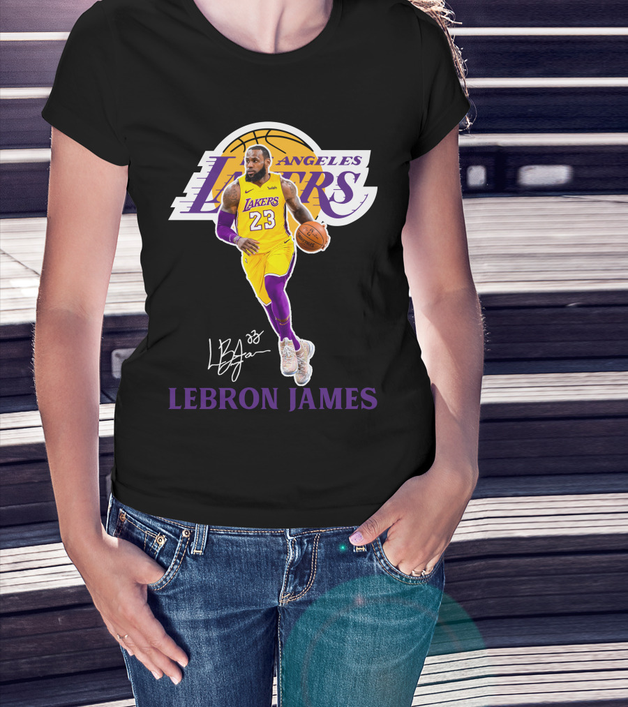 Lebron James Los Angeles Lakers 23 La01 T-Shirt