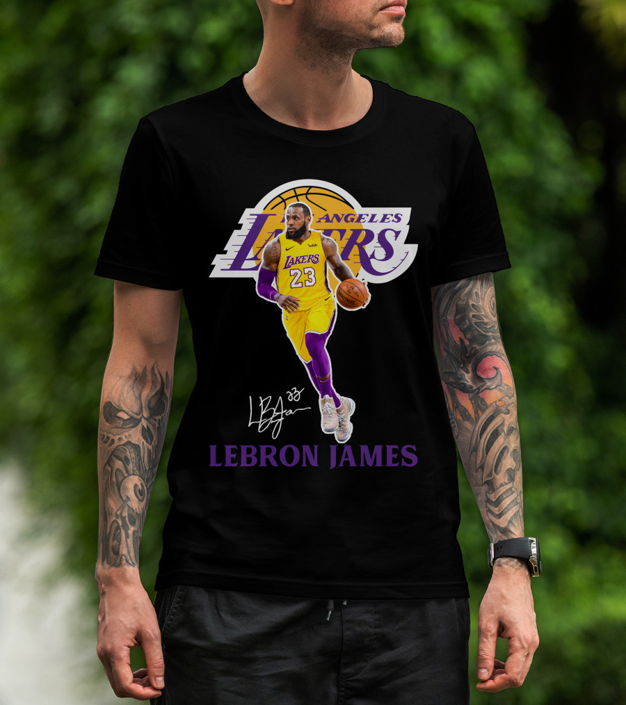 Lebron James Los Angeles Lakers 23 La01 T-Shirt