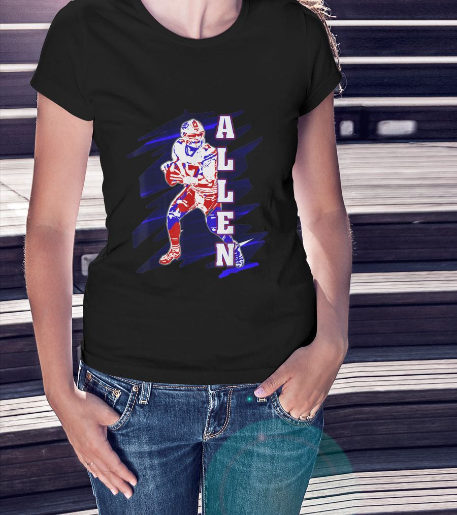 Buffalo Bills Allen Quarterback Football Nfl T-Shirt