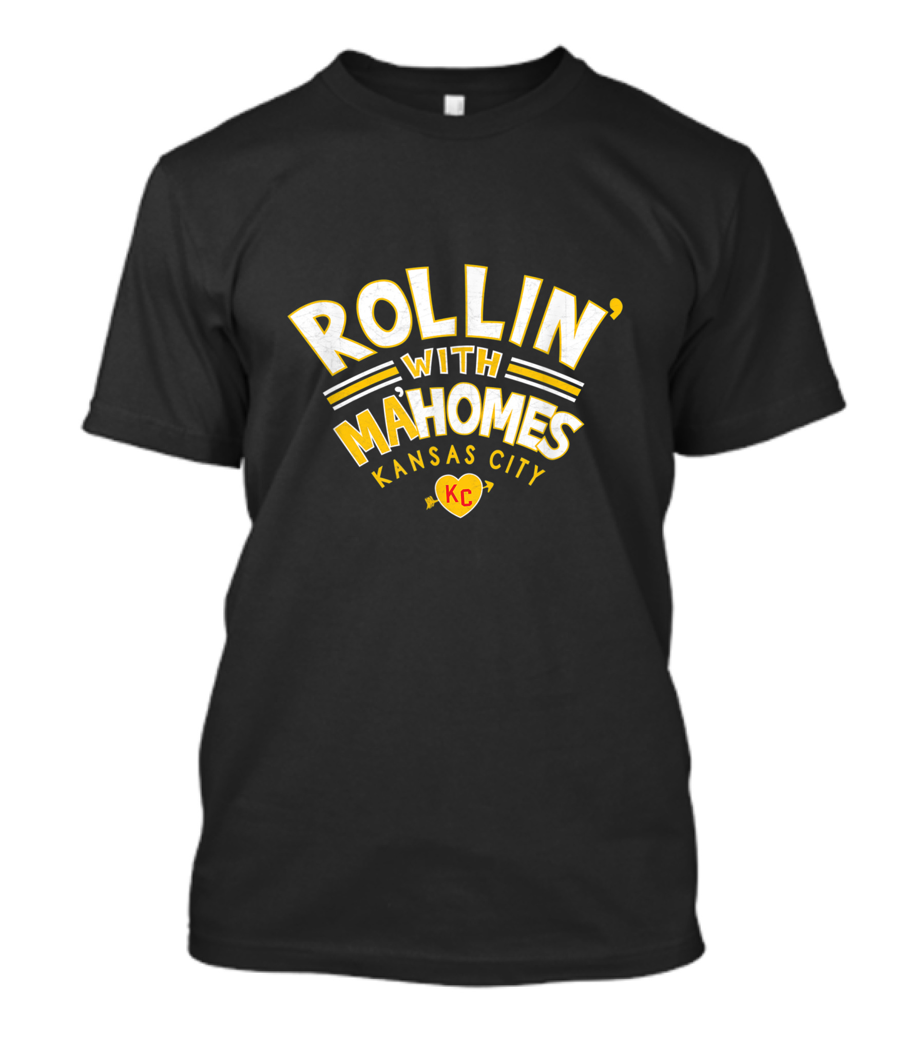 Kansas City Rollin' With Mahomes Chiefs T-Shirt