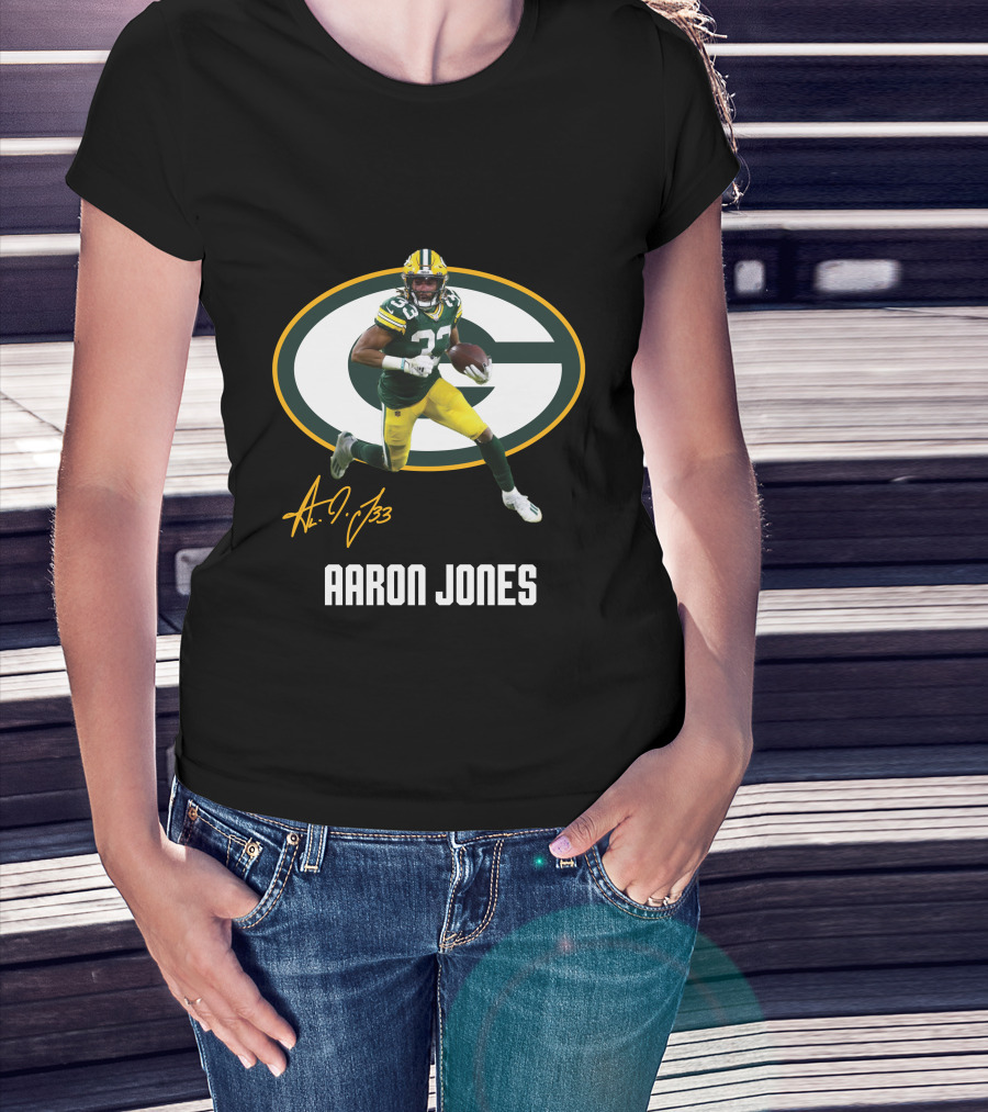 Aaron Jones Green Bay Packers 33 T-Shirt