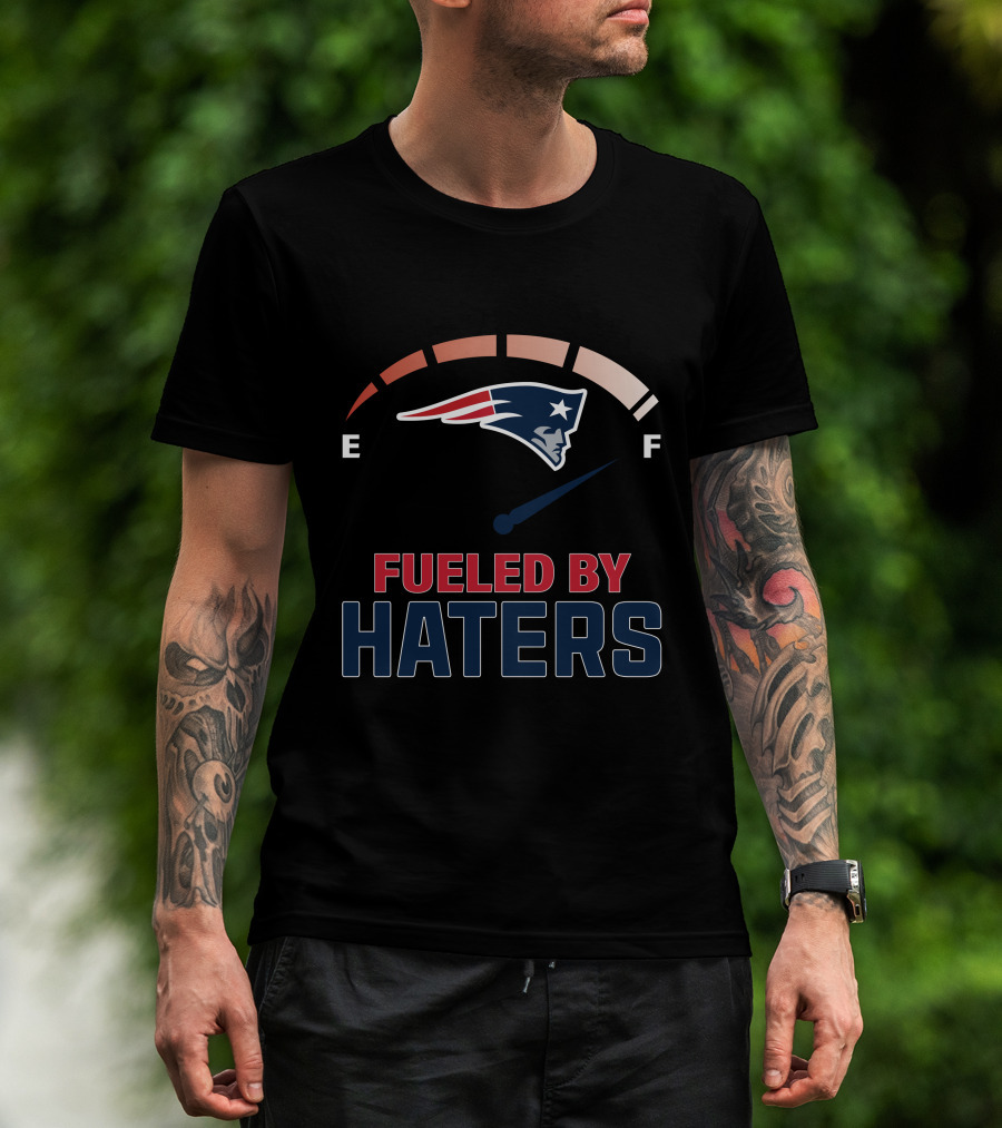 Fueled By Haters 01 New England Patriots Fuel Gauge T-Shirt