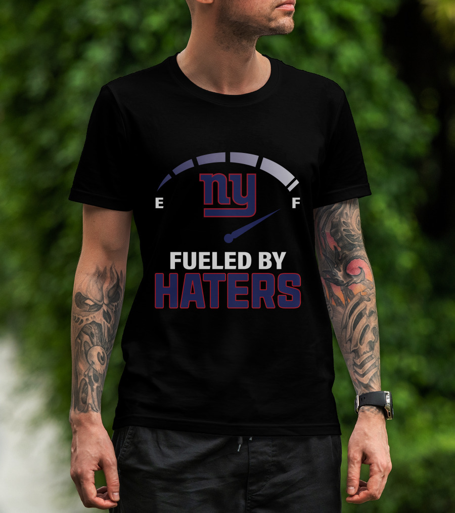 Fueled By Haters Ny Giants Fuel Gauge T-Shirt