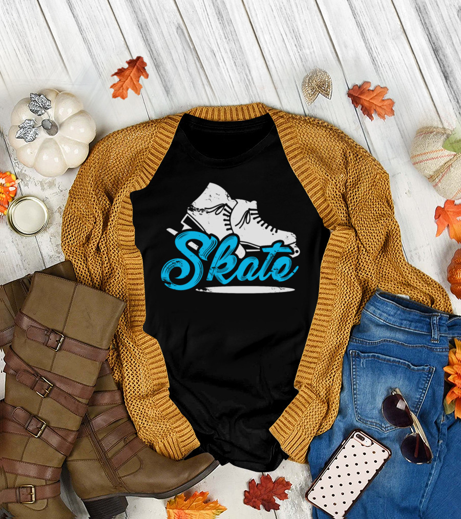 Skate Ice Skating Rink T-Shirt