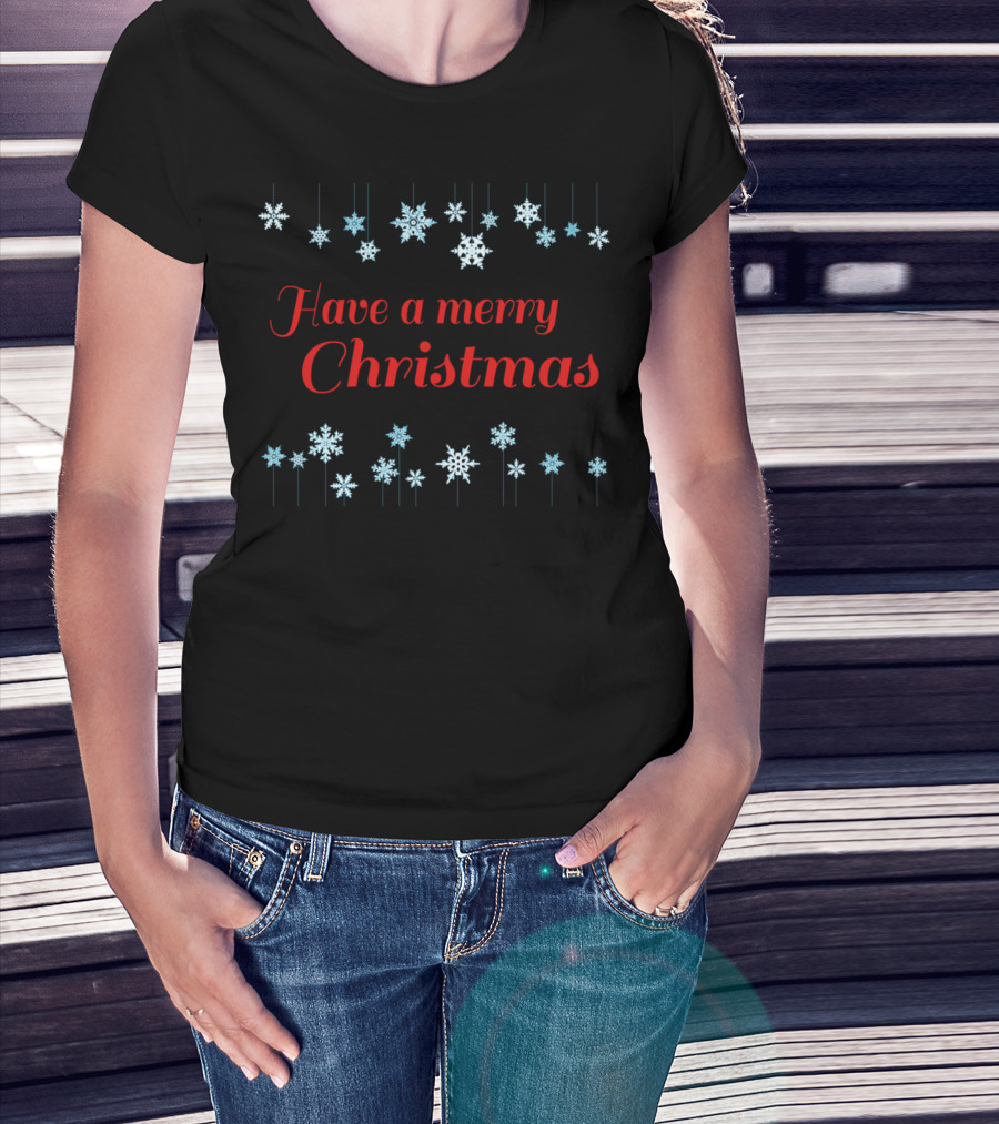 Have A Merry Christmas Snowflakes T-Shirt