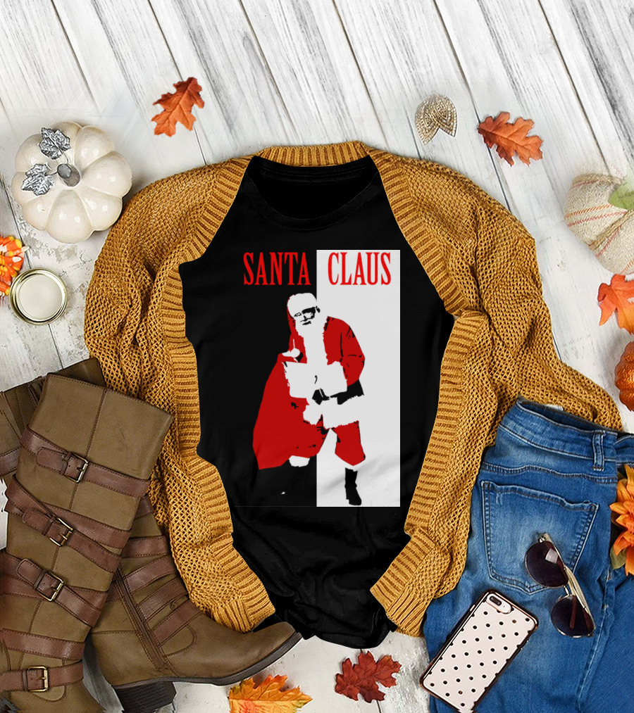Santa Claus Gangster T-Shirt