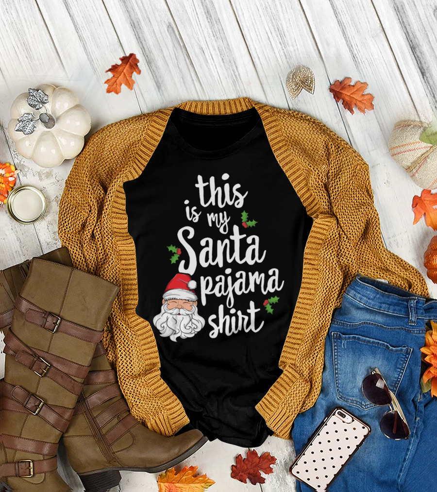 This Is My Santa Pajama T-Shirt