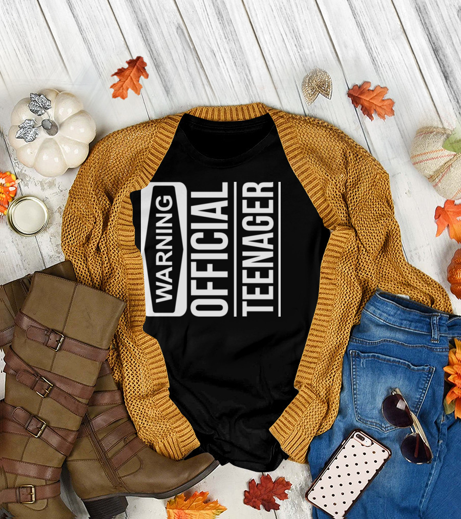 Warning Official Teenager T-Shirt