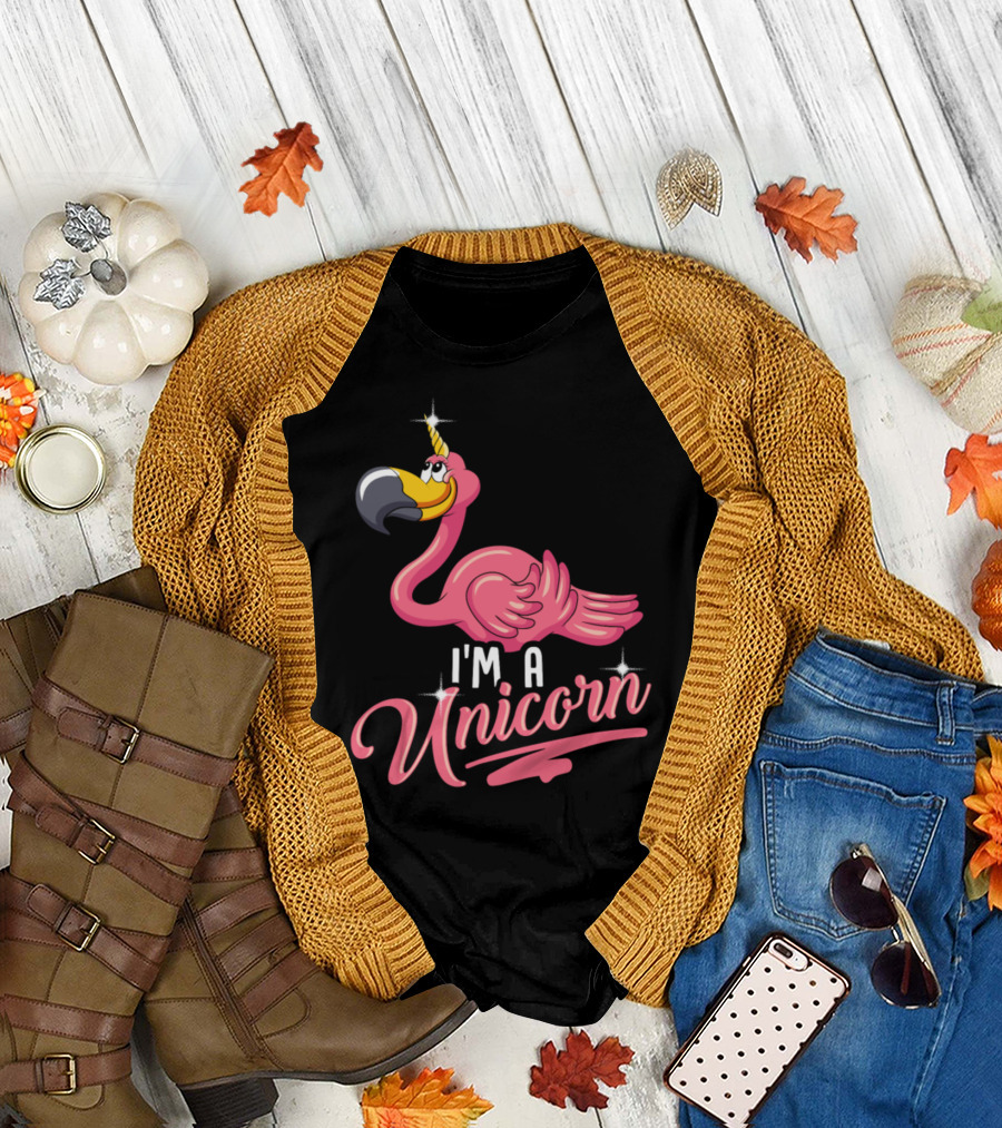 I'm A Unicorn Flamingo T-Shirt