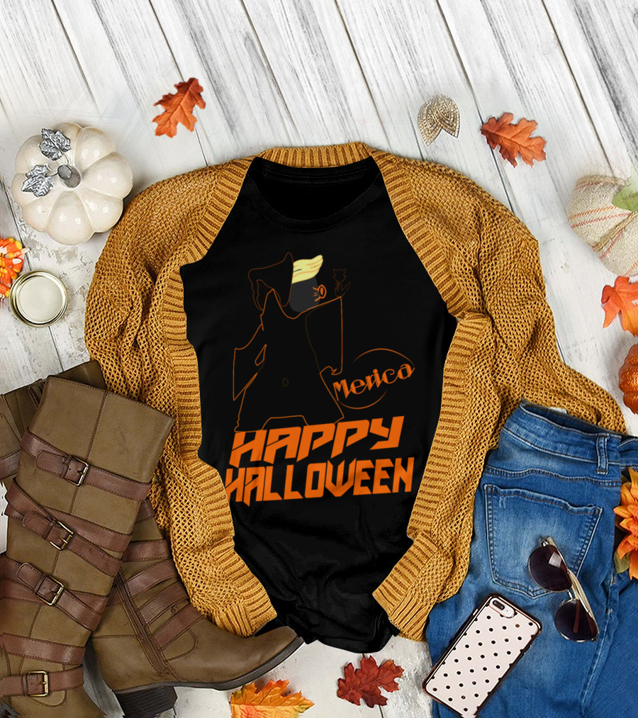 Happy Halloween Witch America T-Shirt