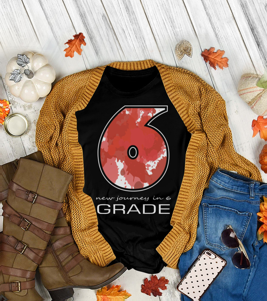New Journey in 6th Grade Back to School T-Shirt