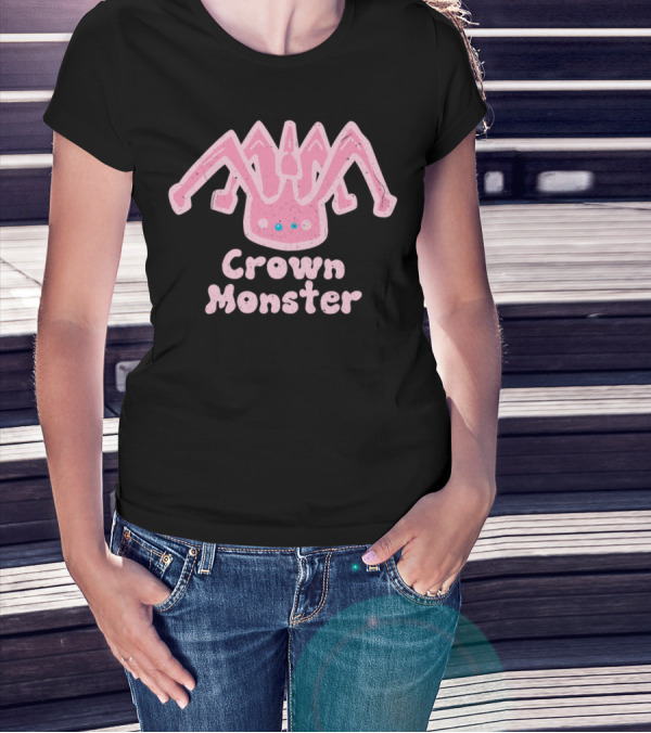 Crown Monster Pink Creature T-Shirt
