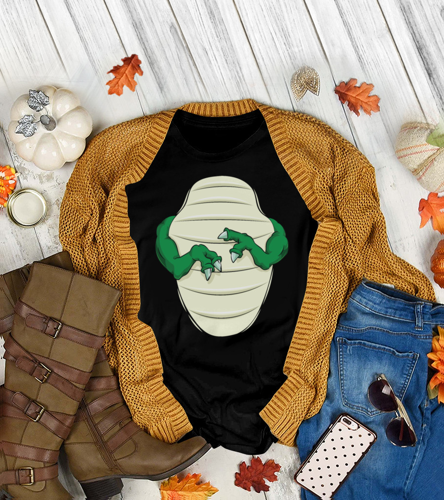 Dinosaur Torso with Green Clawed Arms T-Shirt