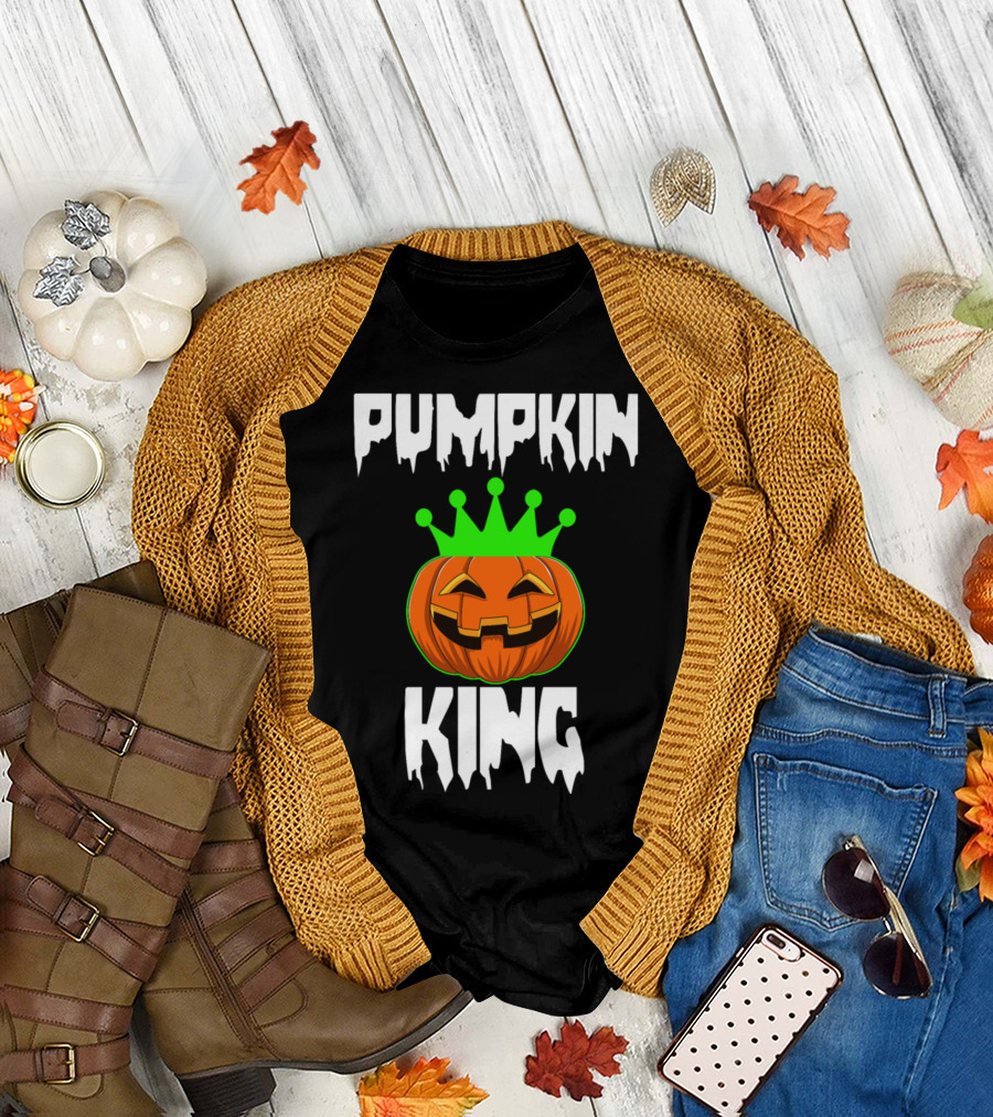 Pumpkin King Halloween Scary Horror Funny T-Shirt