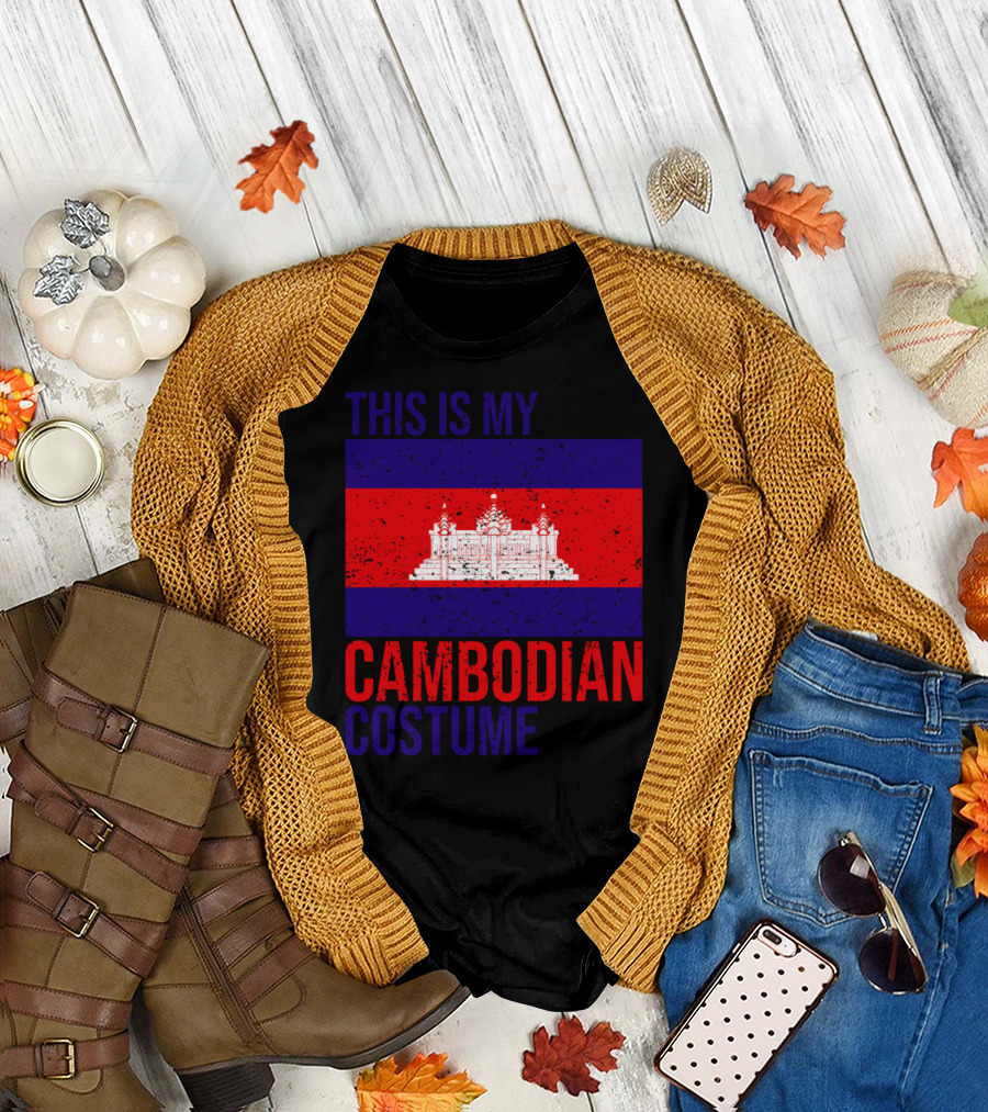 THIS IS MY CAMBODIAN COSTUME FLAG T-Shirt