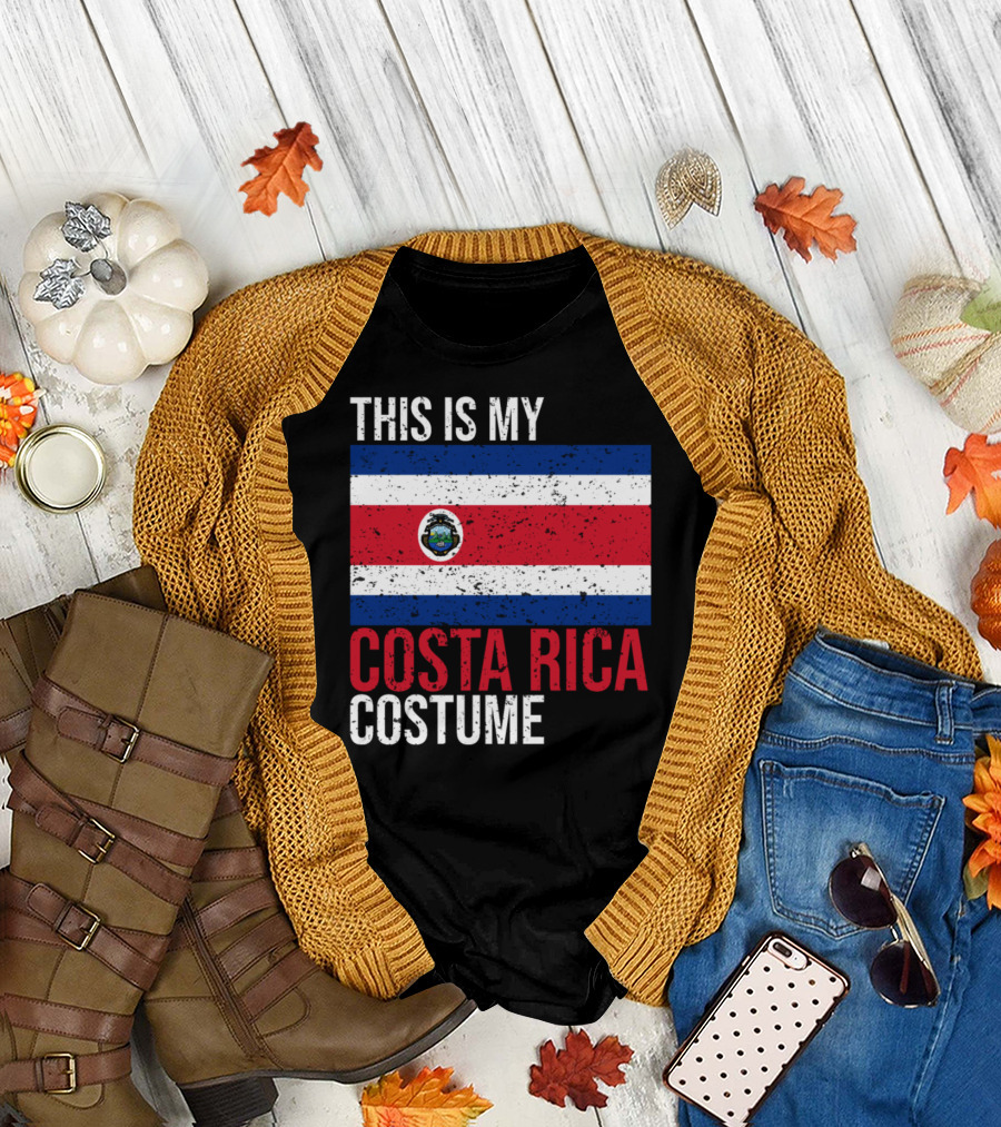 THIS IS MY COSTA RICA COSTUME FLAG T-Shirt
