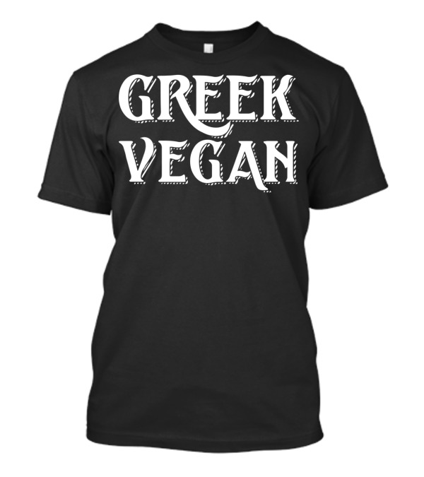 Greece Inspired Vegan Plant-Based Lifestyle T-Shirt