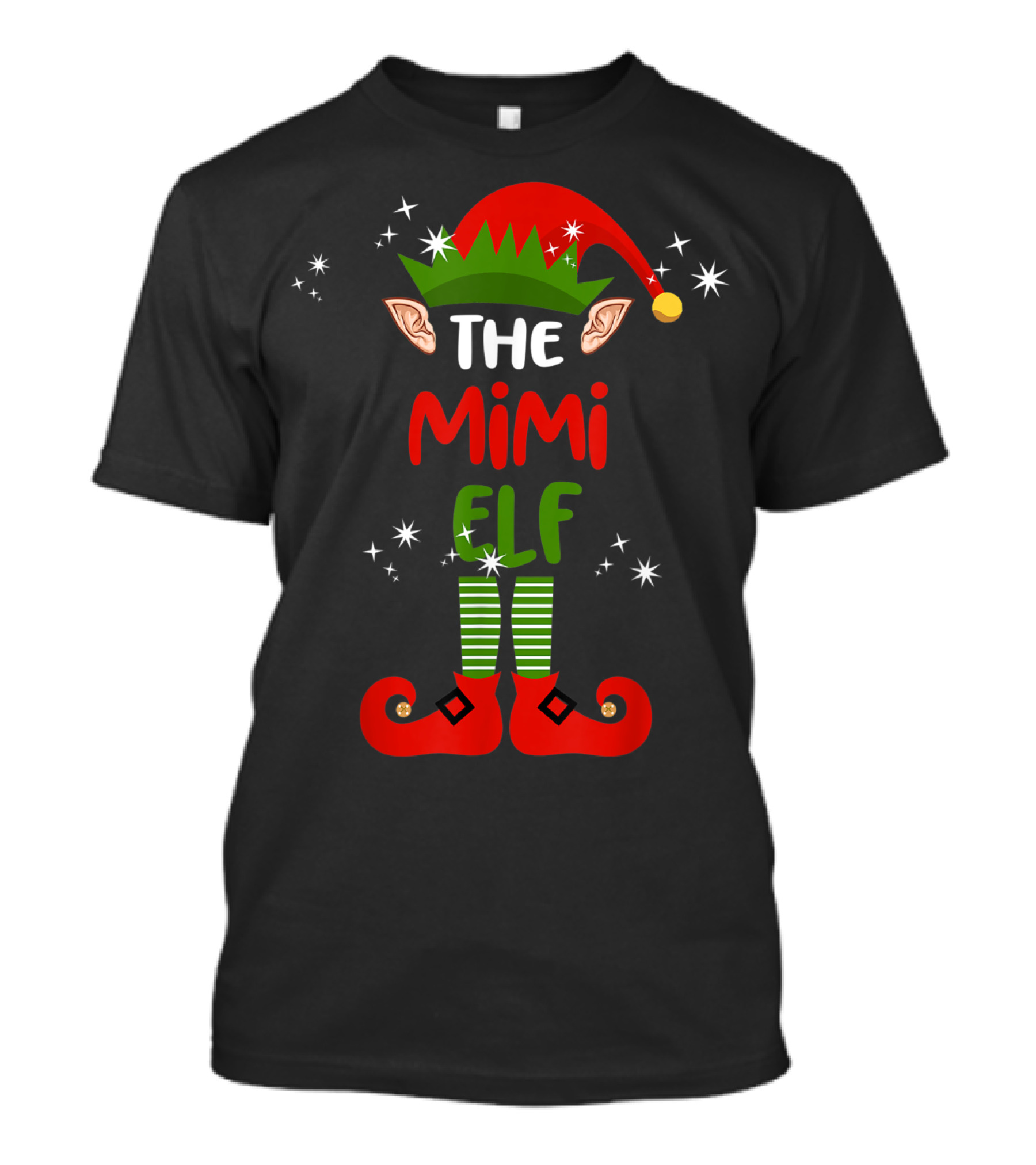 The Mimi Elf Funny Christmas Elf Festive T-Shirt