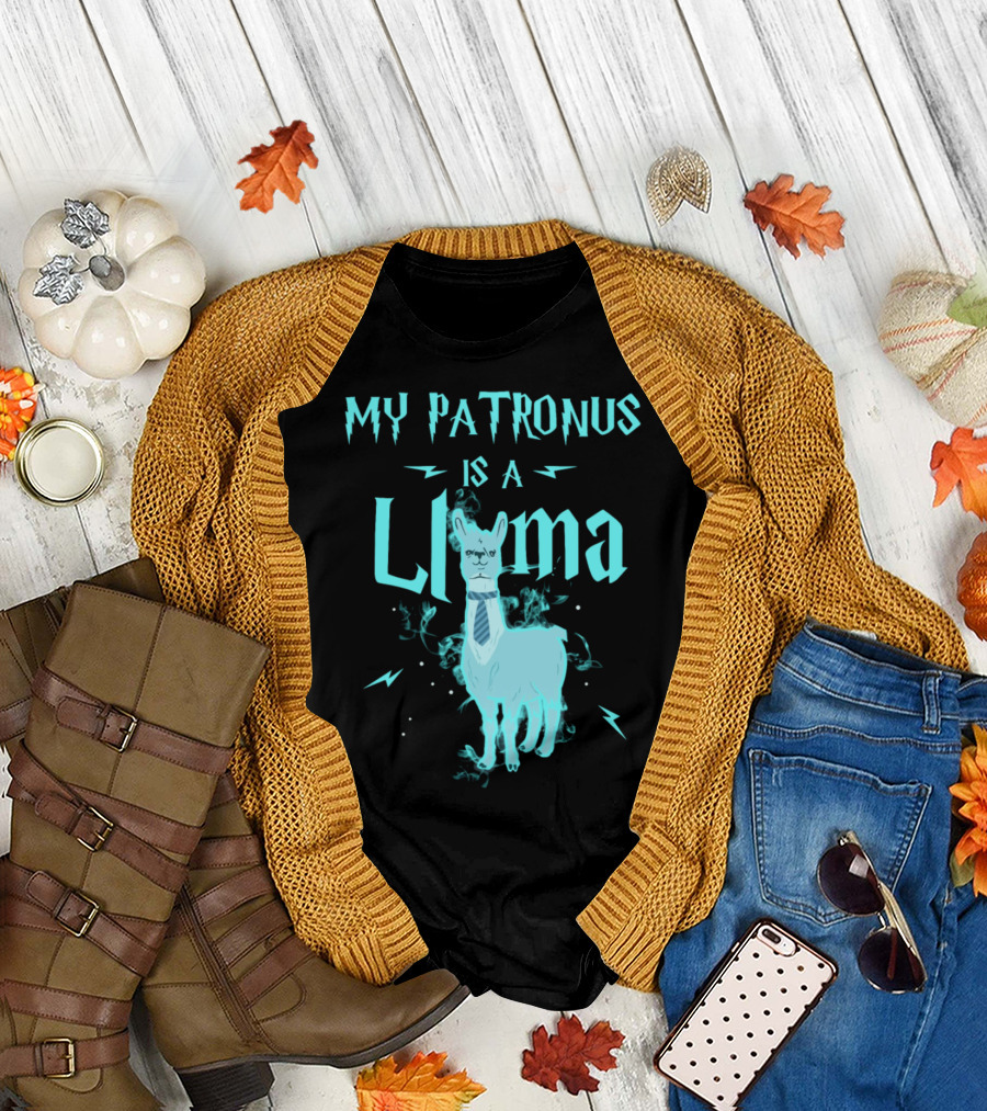 My Patronus Is A Llama Magic No Prob Llama T-Shirt