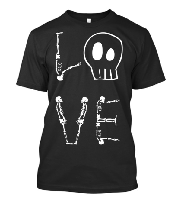 Love Skeleton Skull T-Shirt
