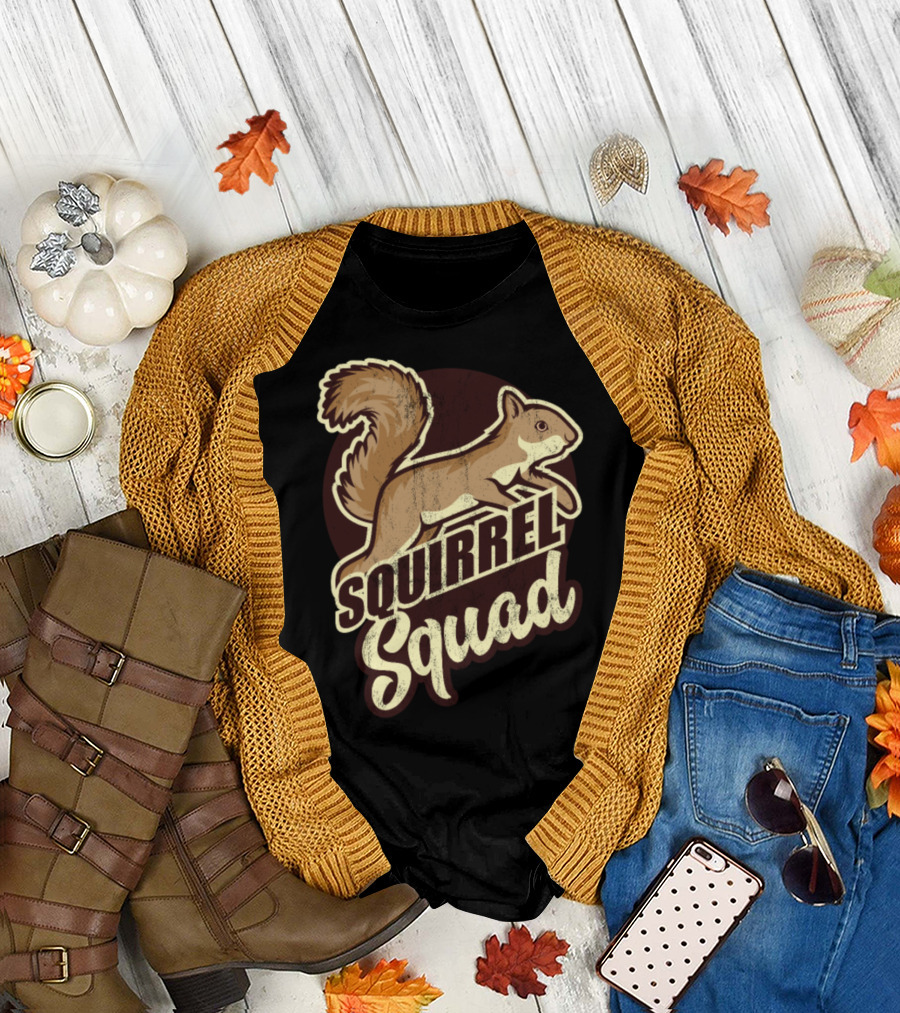 Squirrel Squad Squirrel T-Shirt