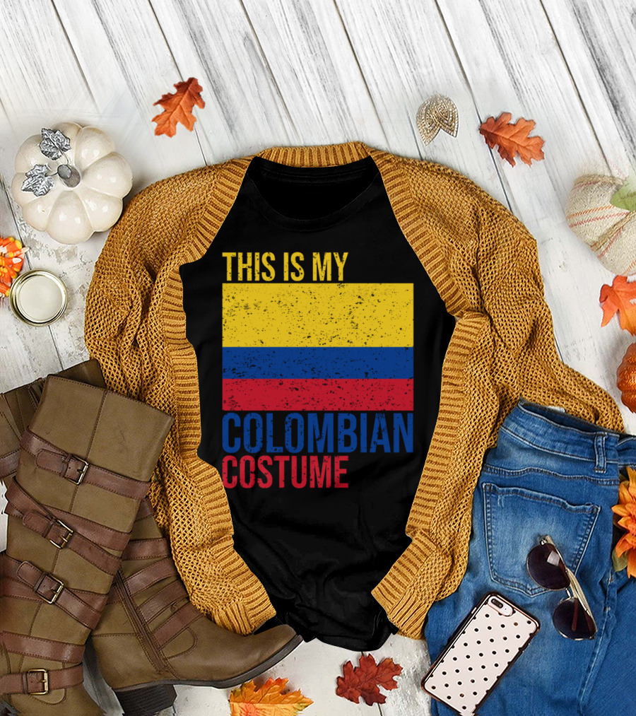 THIS IS MY COLOMBIAN COSTUME FLAG T-Shirt
