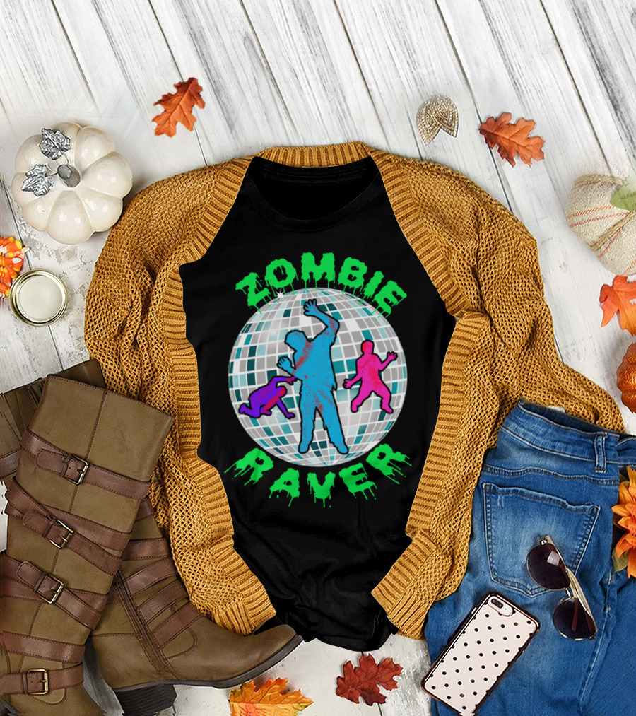 Zombie Raver Disco Dance Party T-Shirt