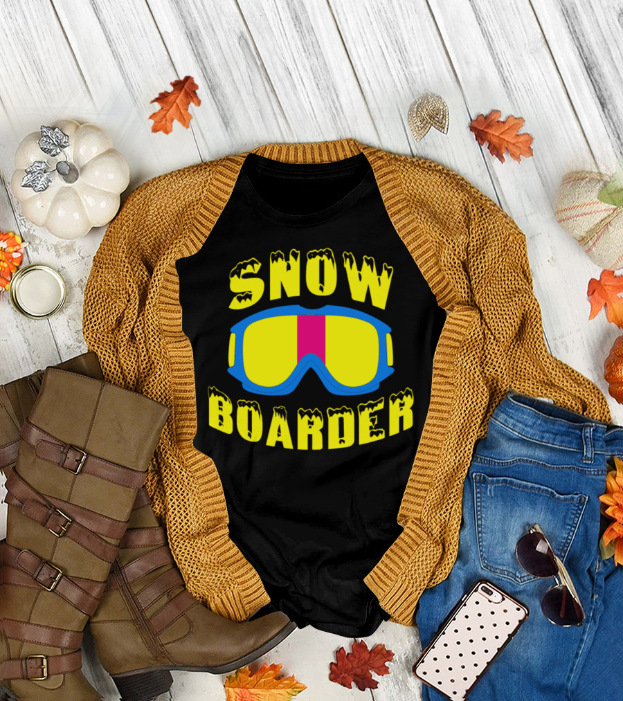 Snow Boarder Snowboarding Goggles Sport T-Shirt