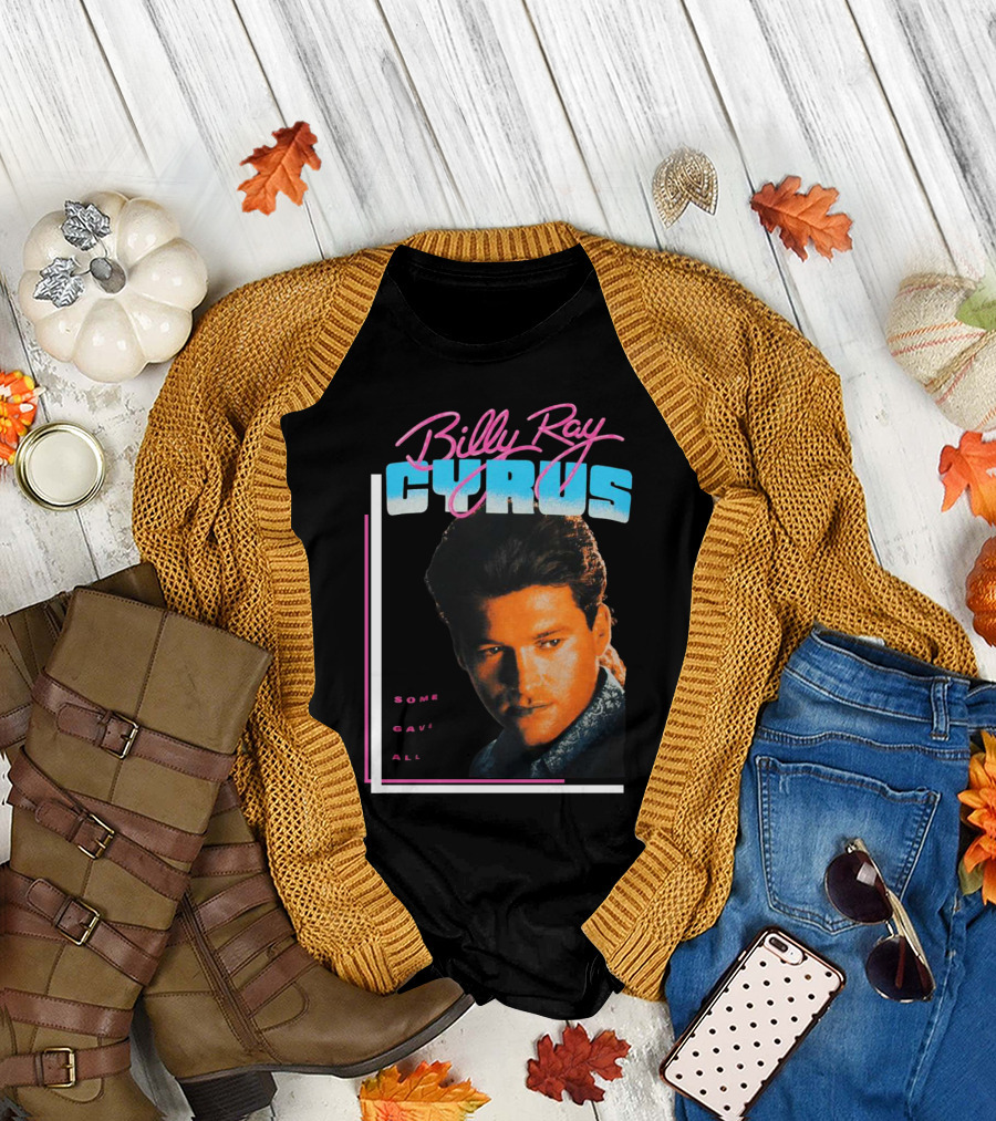 Billy Ray Cyrus 1992 Vintage Some Gave All T-Shirt