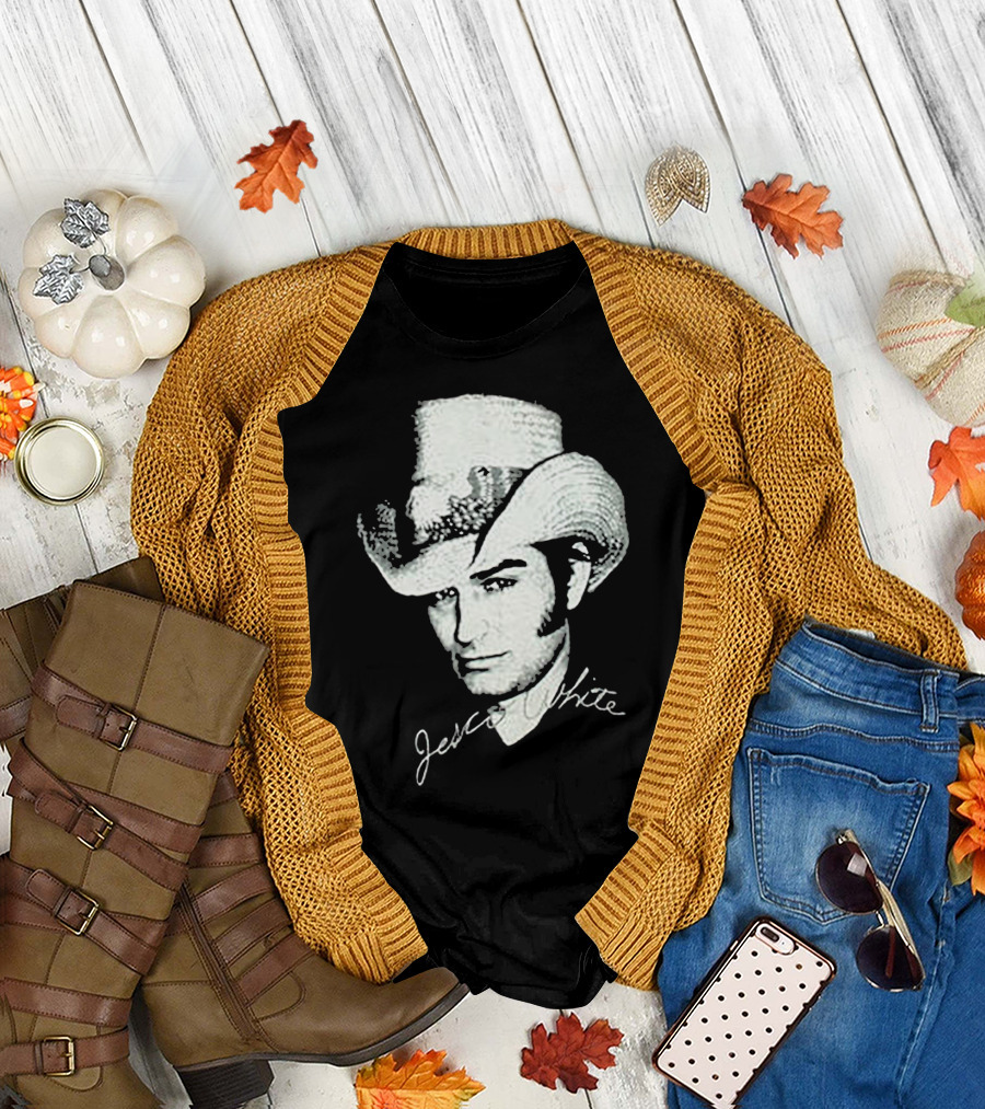 1994 Jesco White Outlaw Dancer Hat Portrait with John Ross T-Shirt