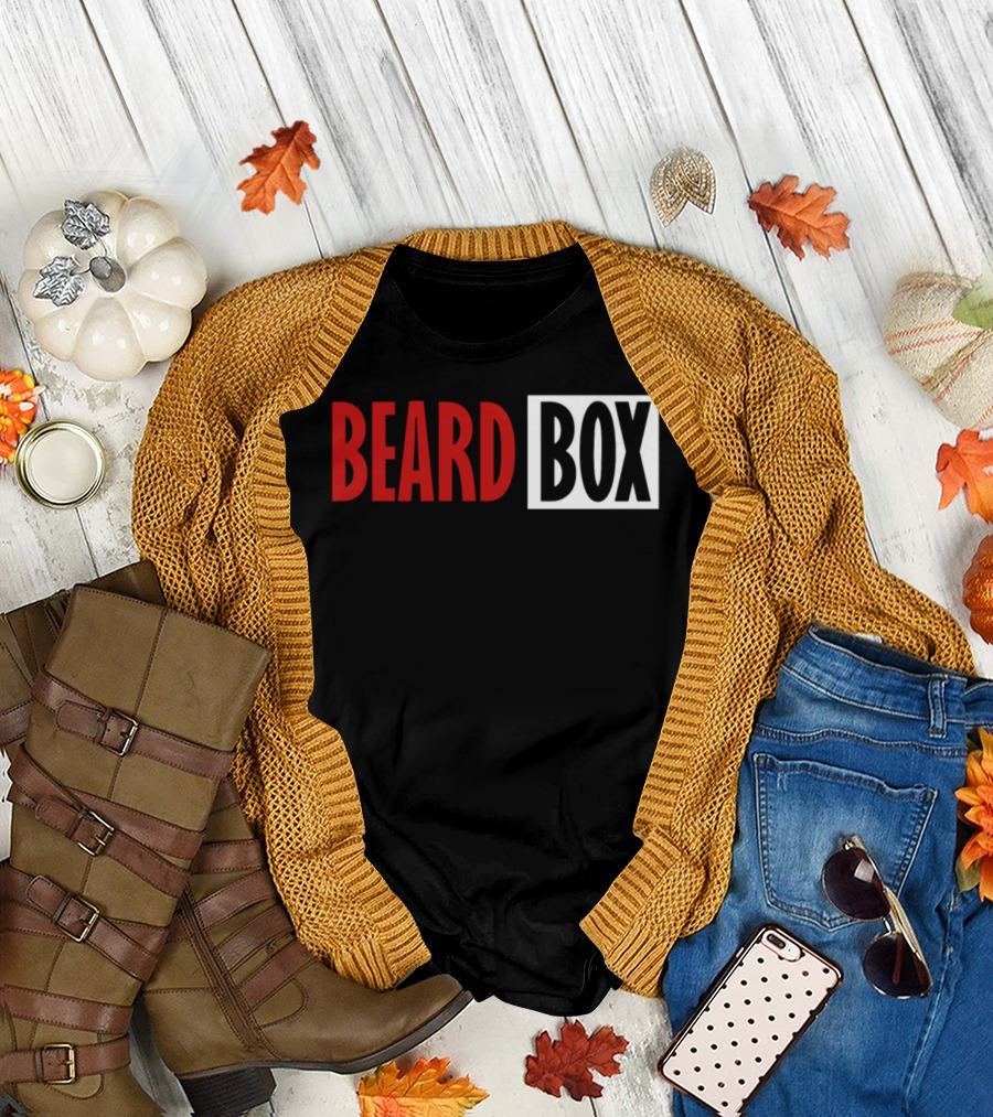 Beard Box Bold Red T-Shirt