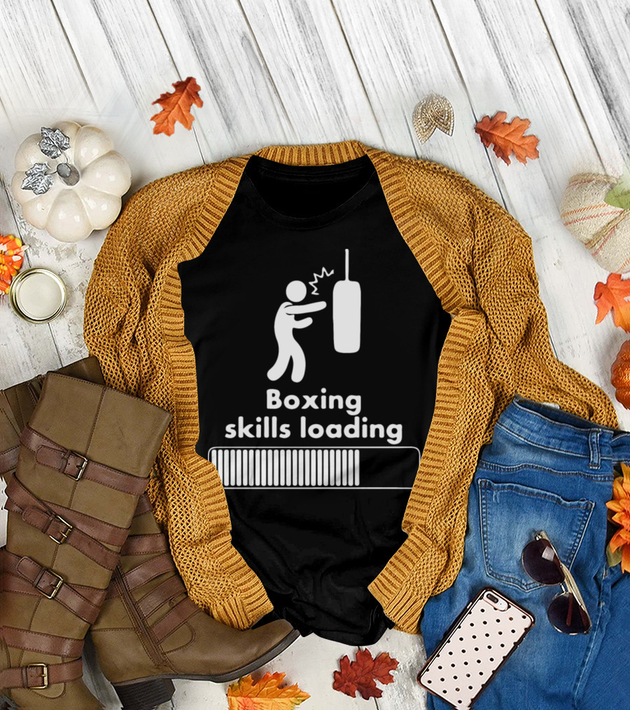 Boxing Skills Loading Punch Training Progress Bar T-Shirt