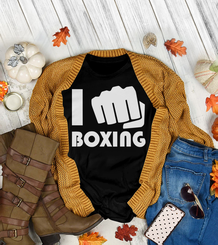 I Love Boxing Fist T-Shirt