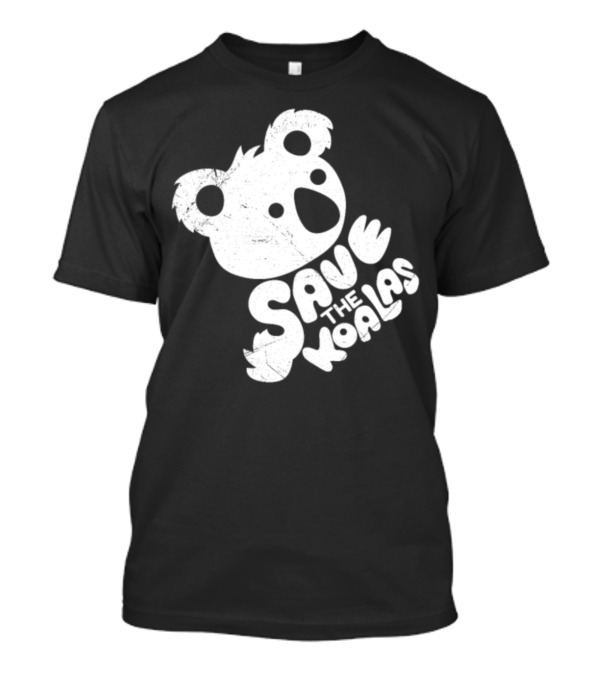 Australia Save The Koalas Koala Bear Conservation Awareness T-Shirt