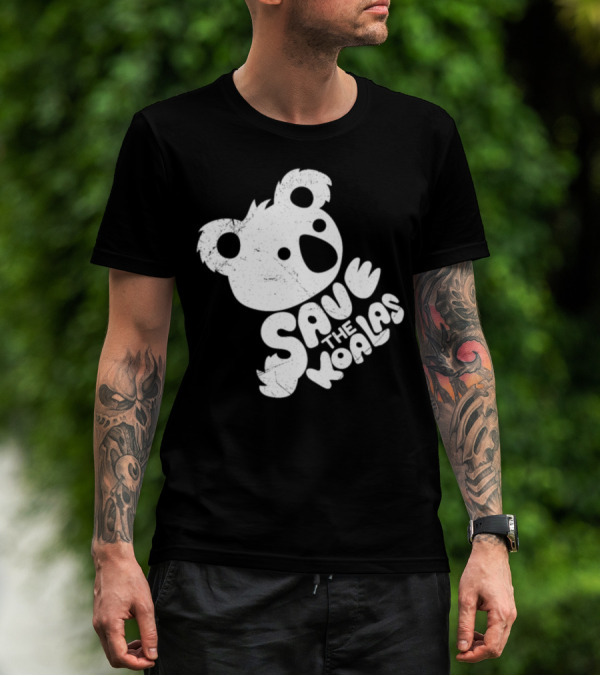 Australia Save The Koalas Koala Bear Conservation Awareness T-Shirt