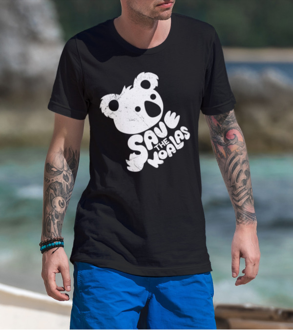 Australia Save The Koalas Koala Bear Conservation Awareness T-Shirt