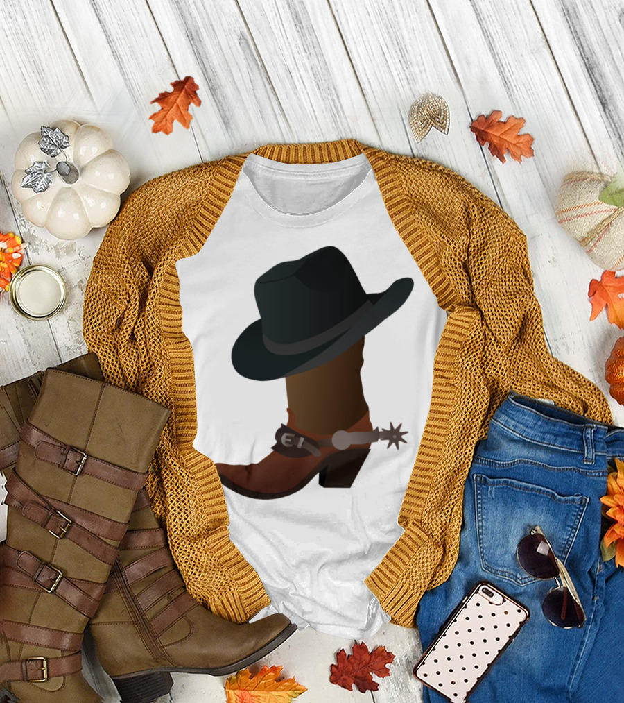 Cowboy Boot and Hat Western T-Shirt