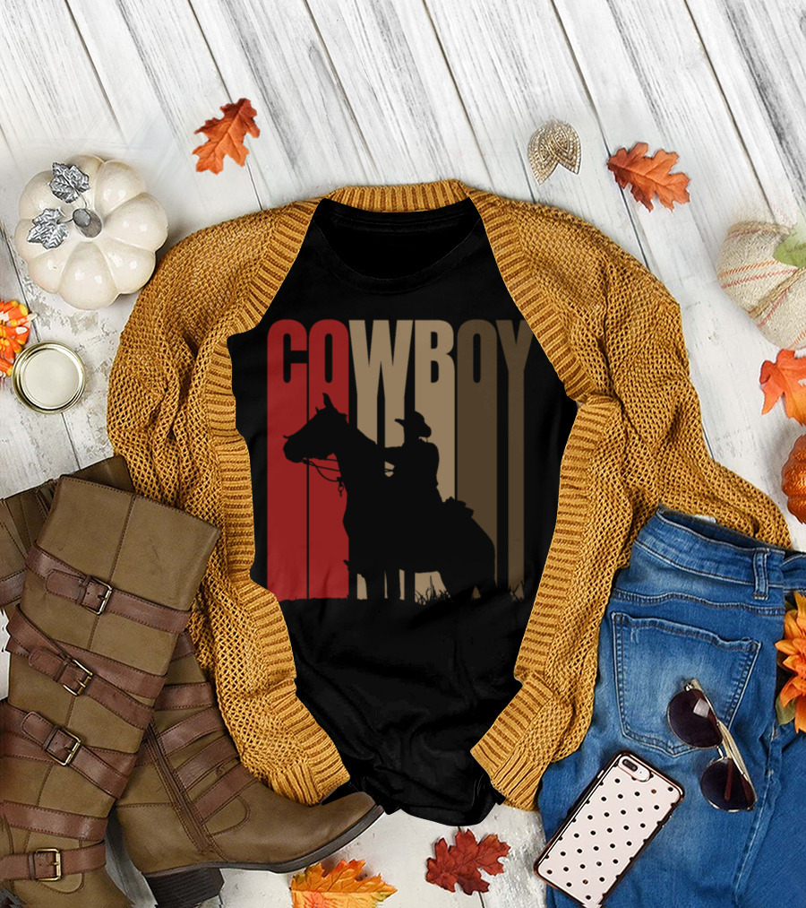 Cowboy Rodeo Cow Horse Yeehaw T-Shirt