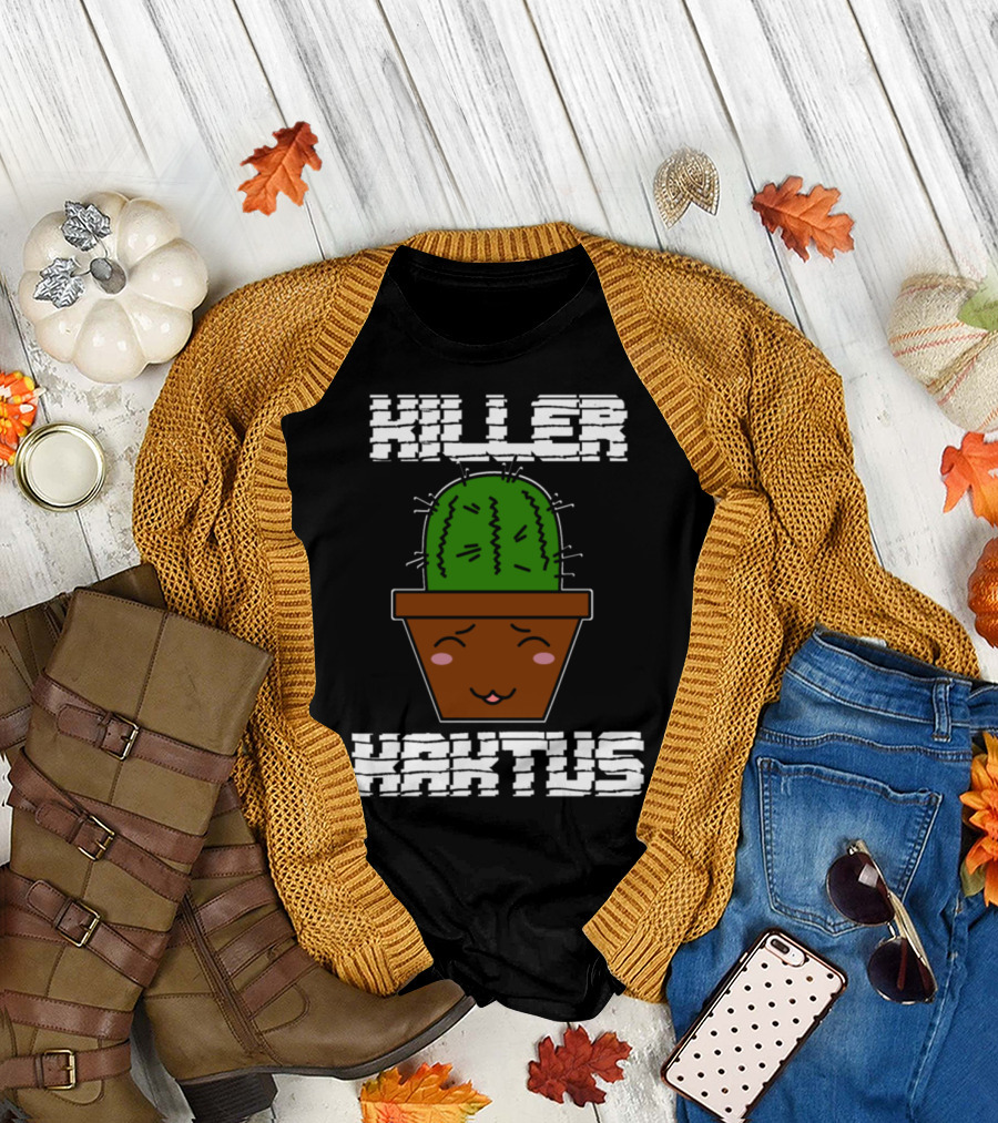 Killer Kaktus Funny Sweet Kawaii T-Shirt