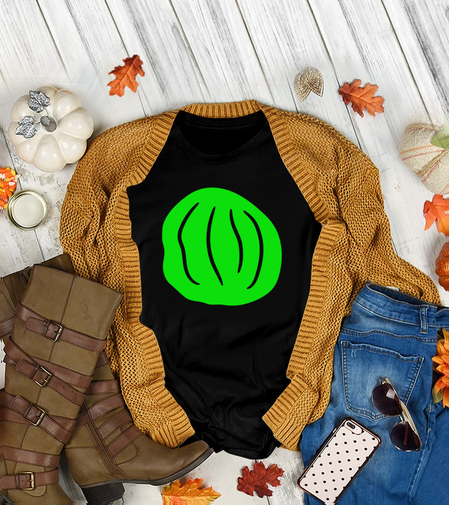 Action Ball Football Small Round Mini Sweet Green Cactus Ball T-Shirt