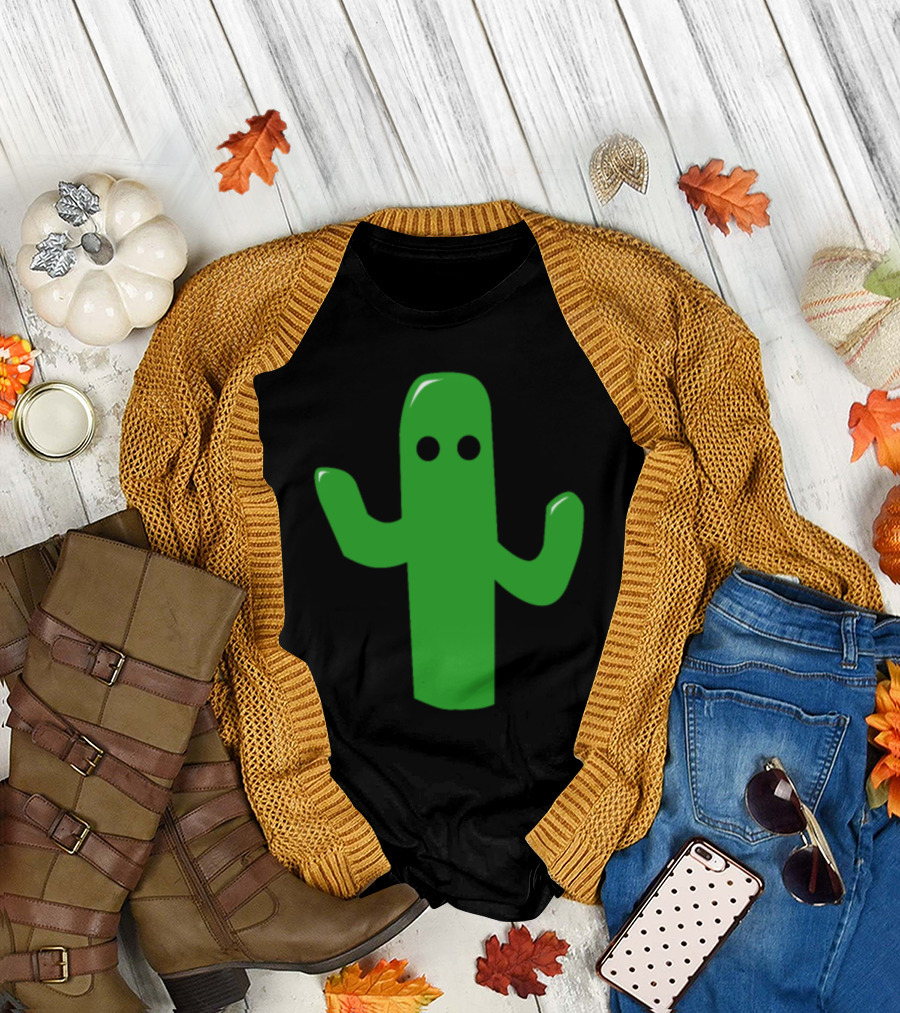 Cute Green Cactus Lover T-Shirt