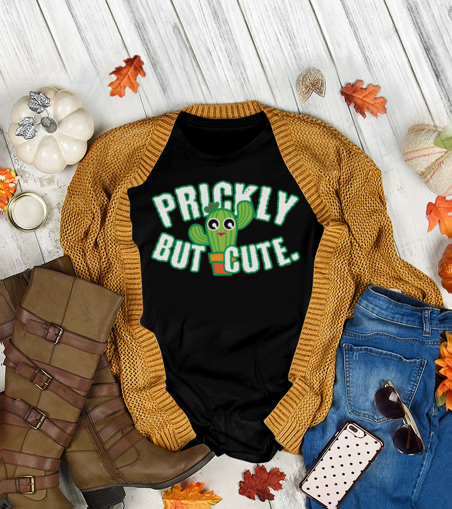Prickly But Cute Plants Cactus Cutie Funny And Adorable T-Shirt