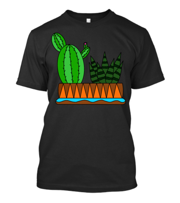 The Aztek Succulent Cactus Team Southwest Garden Style Pajama T-Shirt